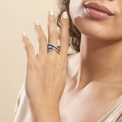 Histoire D'Or Bague Linaya Argent Oxyde De Zirconium -Colliers Fantaisie Soldes FADFBZD259 model1