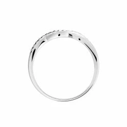 Histoire D'Or Bague Laurye Argent Blanc Oxyde De Zirconium -Colliers Fantaisie Soldes FADFBZD279 view2