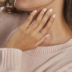 Histoire D'Or Bague Argent Blanc Blanc Dwight Oxyde De Zirconium -Colliers Fantaisie Soldes FADFBZI159 model1