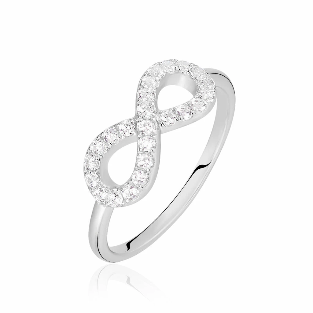 Histoire D'Or Bague Davila Argent Blanc Oxyde De Zirconium 1 Histoire D'Or Bague Davila Argent Blanc Oxyde De Zirconium