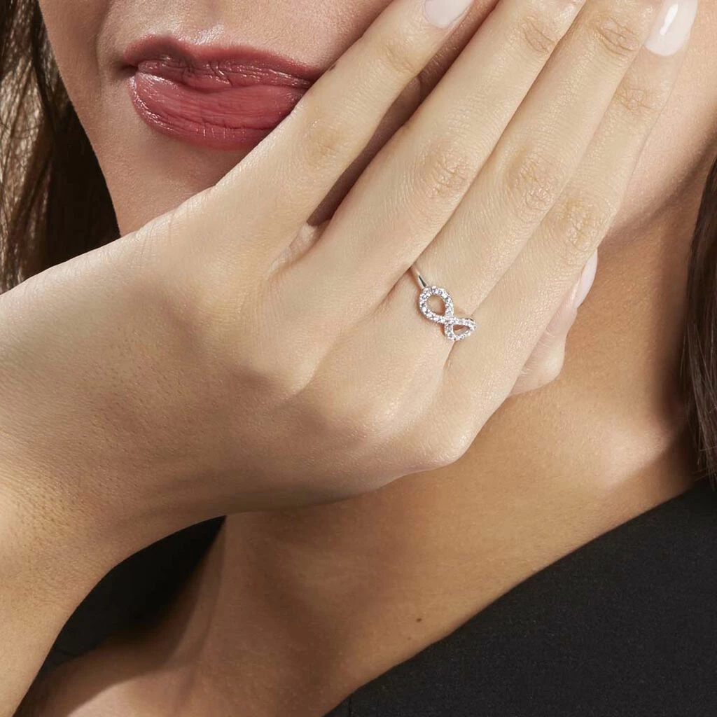 Histoire D'Or Bague Davila Argent Blanc Oxyde De Zirconium 6 Histoire D'Or Bague Davila Argent Blanc Oxyde De Zirconium – Image 6