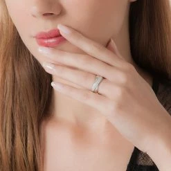 Histoire D'Or Bague Juliet Argent Blanc Oxyde De Zirconium -Colliers Fantaisie Soldes FADFBZW0TG model0