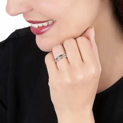 Histoire D'Or Bague Celimene Argent Blanc Oxyde De Zirconium -Colliers Fantaisie Soldes FADFBZW0XQ model0