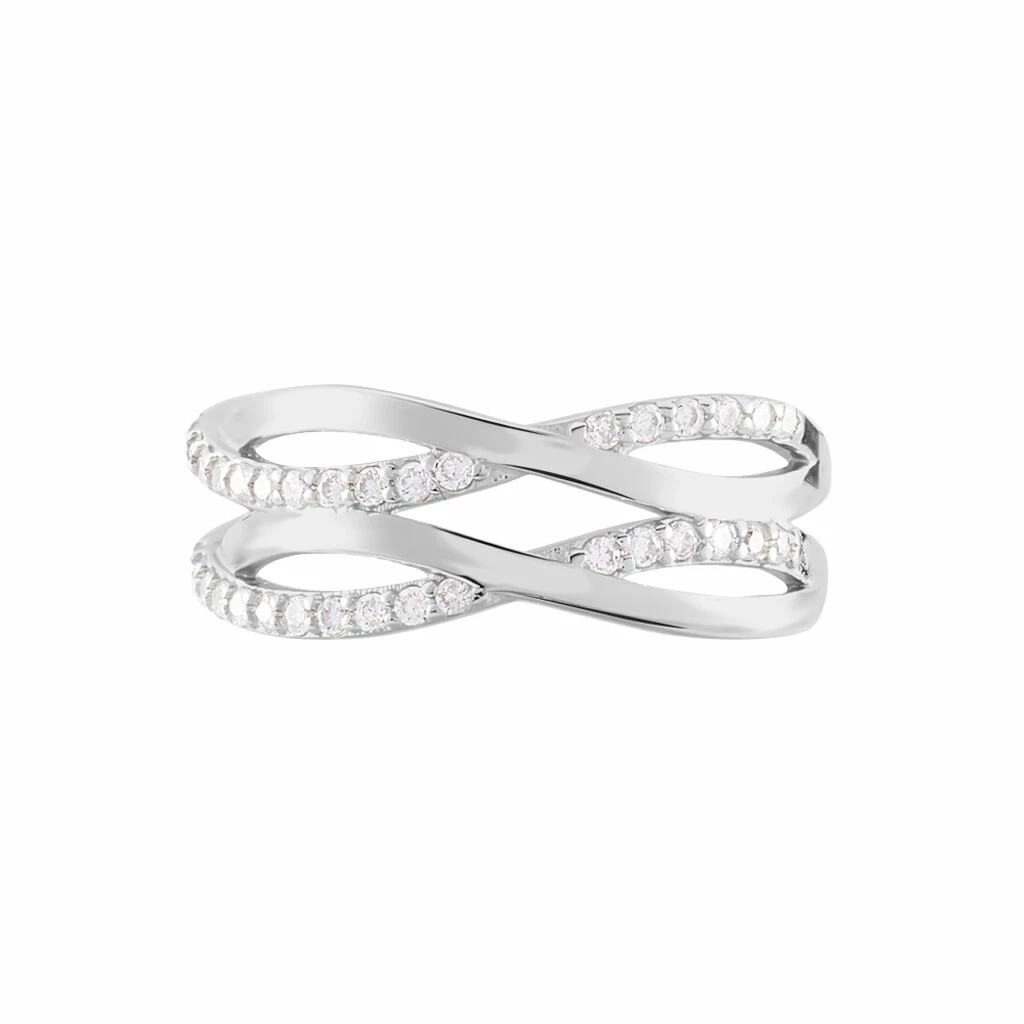 Histoire D'Or Bague Peronele Argent Blanc Oxyde De Zirconium 2 Histoire D'Or Bague Peronele Argent Blanc Oxyde De Zirconium – Image 2