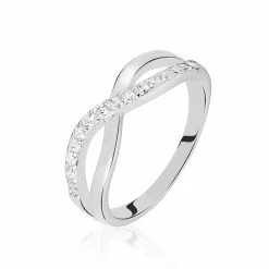 Histoire D'Or Bague Kassandre Argent Blanc Oxyde De Zirconium