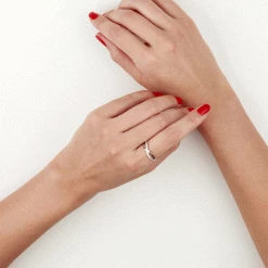 Histoire D'Or Bague Kassandre Argent Blanc Oxyde De Zirconium -Colliers Fantaisie Soldes FADFBZW13B view4