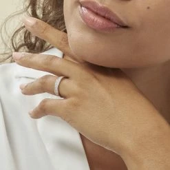 Histoire D'Or Bague Kaycee Argent Blanc Oxyde De Zirconium -Colliers Fantaisie Soldes FADFBZW13H model1