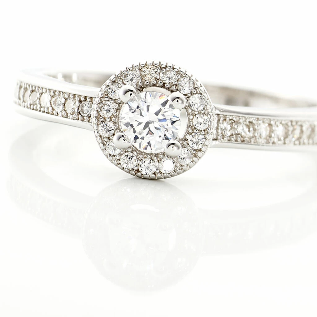 Histoire D'Or Bague Mélissande Argent Blanc Oxyde De Zirconium 4 Histoire D'Or Bague Mélissande Argent Blanc Oxyde De Zirconium – Image 4