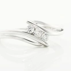 Histoire D'Or Bague Cascade Argent Blanc Oxyde De Zirconium -Colliers Fantaisie Soldes FADFBZW13X view3