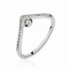 Histoire D'Or Bague Emy Argent Oxyde De Zirconium