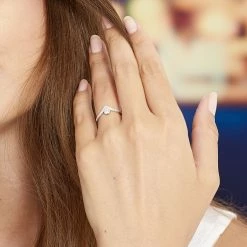 Histoire D'Or Bague Emy Argent Oxyde De Zirconium -Colliers Fantaisie Soldes FADFBZW15M model0