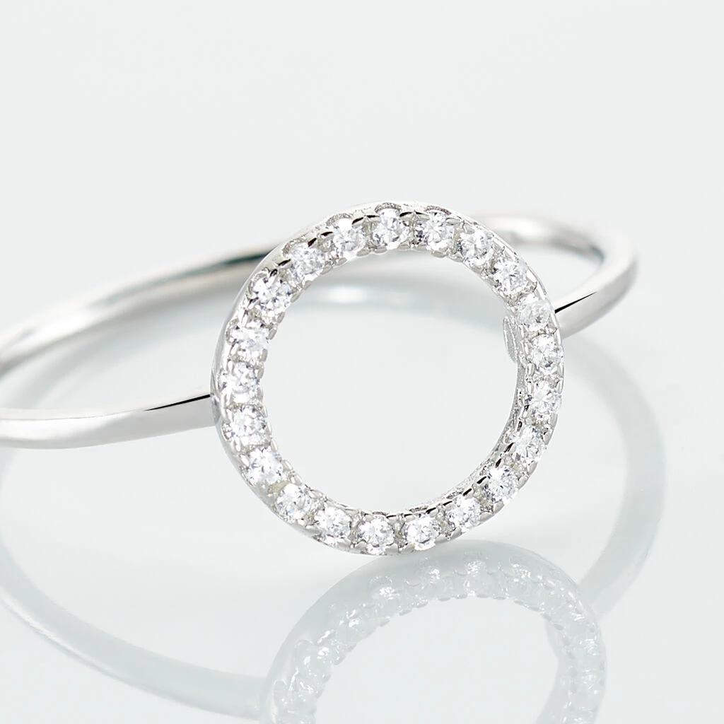 Histoire D'Or Bague Laureen Argent Blanc Oxyde De Zirconium 4 Histoire D'Or Bague Laureen Argent Blanc Oxyde De Zirconium – Image 4