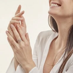 Histoire D'Or Bague Irina Argent Blanc Oxyde De Zirconium -Colliers Fantaisie Soldes FADFBZW1EL model0