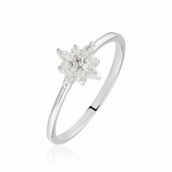 Histoire D'Or Bague Eclat Argent Blanc Oxyde De Zirconium
