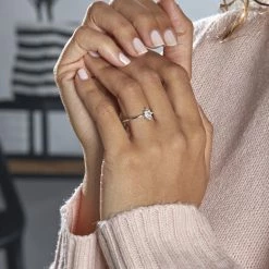 Histoire D'Or Bague Eclat Argent Blanc Oxyde De Zirconium -Colliers Fantaisie Soldes FADFBZW1I6 model0