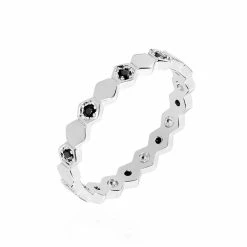 Histoire D'Or Bague Ondina Argent Blanc Oxyde De Zirconium