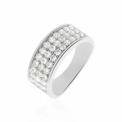 Histoire D'Or Bague Cecelia Argent Blanc Oxyde De Zirconium