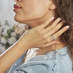 Histoire D'Or Bague Wesley Argent Blanc Oxydes De Zirconium -Colliers Fantaisie Soldes FADFBZW1TM model0