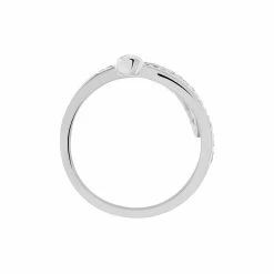 Histoire D'Or Bague Wesley Argent Blanc Oxydes De Zirconium -Colliers Fantaisie Soldes FADFBZW1TM view2