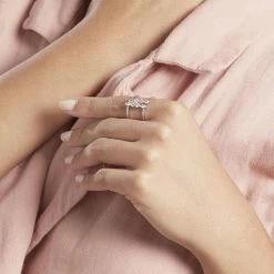 Histoire D'Or Bague Ajustable Joice Argent Oxyde De Zirconium -Colliers Fantaisie Soldes FADFBZW1TY model1