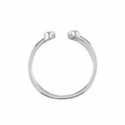 Histoire D'Or Bague Ajustable Joice Argent Oxyde De Zirconium -Colliers Fantaisie Soldes FADFBZW1TY view2