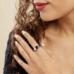 Histoire D'Or Bague Argent Blanc Lugus Email Et Oxyde De Zirconium -Colliers Fantaisie Soldes FADFBZW1V3 model0