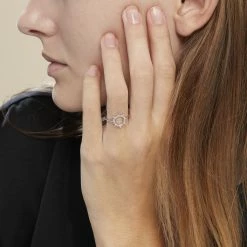 Histoire D'Or Bague Argent Blanc Carolus Oxydes De Zirconium 10 Histoire D'Or Bague Argent Blanc Carolus Oxydes De Zirconium -Colliers Fantaisie Soldes FADFBZW1WA model0