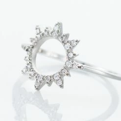 Histoire D'Or Bague Argent Blanc Carolus Oxydes De Zirconium 9 Histoire D'Or Bague Argent Blanc Carolus Oxydes De Zirconium -Colliers Fantaisie Soldes FADFBZW1WA view3