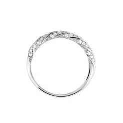 Histoire D'Or Bague Argent Blanc Clayton Oxydes De Zirconium -Colliers Fantaisie Soldes FADFBZW1WE view2