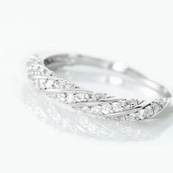 Histoire D'Or Bague Argent Blanc Clayton Oxydes De Zirconium -Colliers Fantaisie Soldes FADFBZW1WE view3