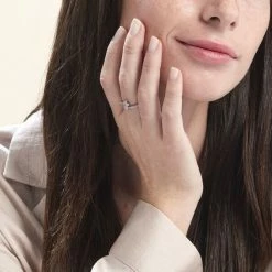 Histoire D'Or Bague Argent Blanc Caolan Oxydes De Zirconium -Colliers Fantaisie Soldes FADFBZW1WK model1