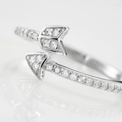 Histoire D'Or Bague Argent Blanc Caolan Oxydes De Zirconium -Colliers Fantaisie Soldes FADFBZW1WK view3