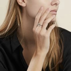 Histoire D'Or Bague Argent Blanc Caprina Oxydes De Zirconium -Colliers Fantaisie Soldes FADFBZW1WL model1