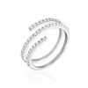 Histoire D'Or Bague Argent Blanc Bennett Oxydes De Zirconium
