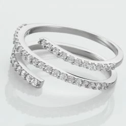 Histoire D'Or Bague Argent Blanc Bennett Oxydes De Zirconium -Colliers Fantaisie Soldes FADFBZW1WX view3
