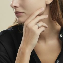 Histoire D'Or Bague Argent Blanc Cayley Oxydes De Zirconium -Colliers Fantaisie Soldes FADFBZW1WY model0