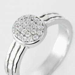 Histoire D'Or Bague Argent Blanc Cayley Oxydes De Zirconium -Colliers Fantaisie Soldes FADFBZW1WY view3