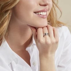 Histoire D'Or Bague Appius Argent Blanc Oxyde De Zirconium -Colliers Fantaisie Soldes FADFBZW1XA model0