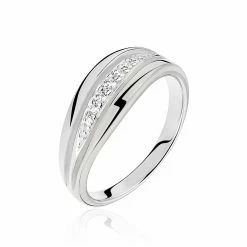 Histoire D'Or Bague Lyame Argent Blanc Oxyde De Zirconium