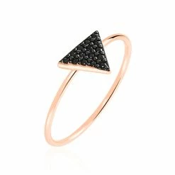 Histoire D'Or Bague Amellia Argent Rose Oxyde De Zirconium