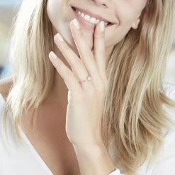 Histoire D'Or Bague Auxana Argent Rose Oxyde De Zirconium 9 Histoire D'Or Bague Auxana Argent Rose Oxyde De Zirconium -Colliers Fantaisie Soldes FADFRZS009 model0