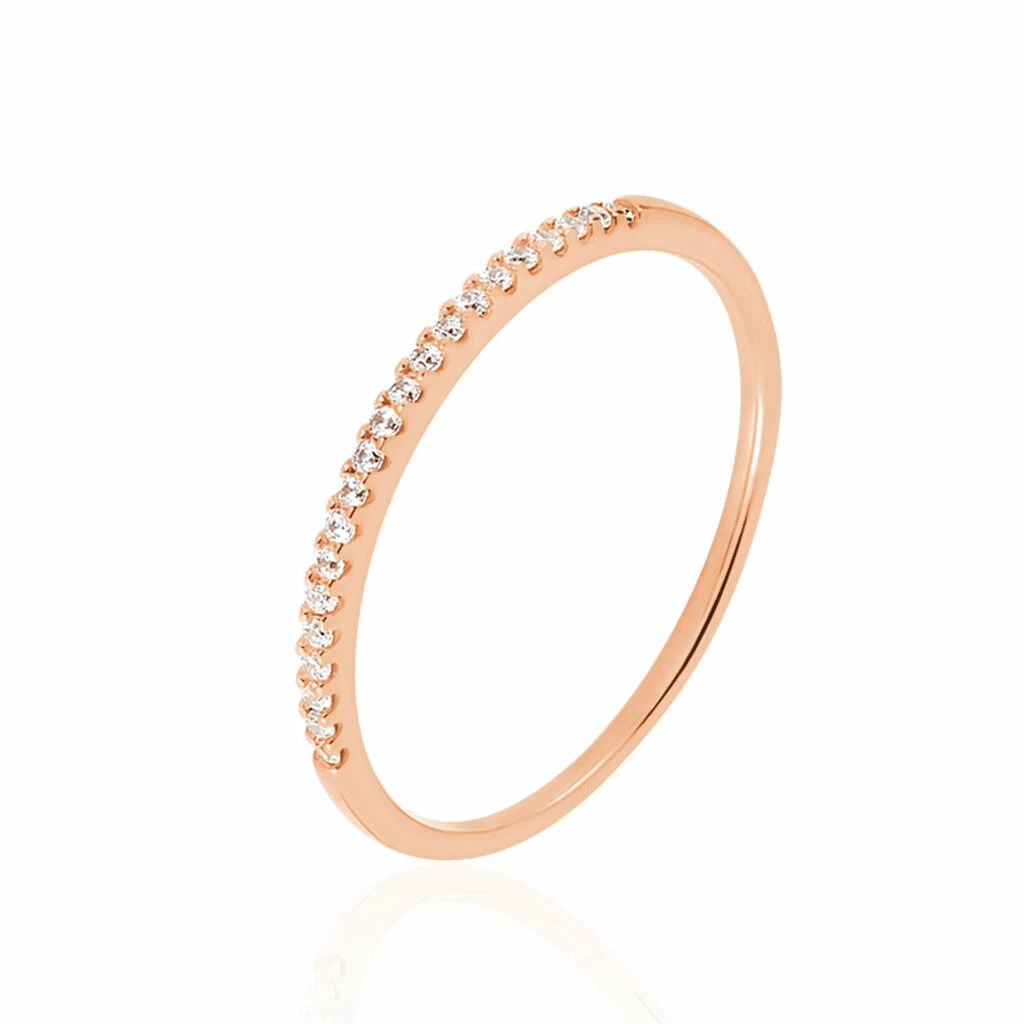 Histoire D'Or Bague Jaquelyn Argent Rose Oxyde De Zirconium 1 Histoire D'Or Bague Jaquelyn Argent Rose Oxyde De Zirconium