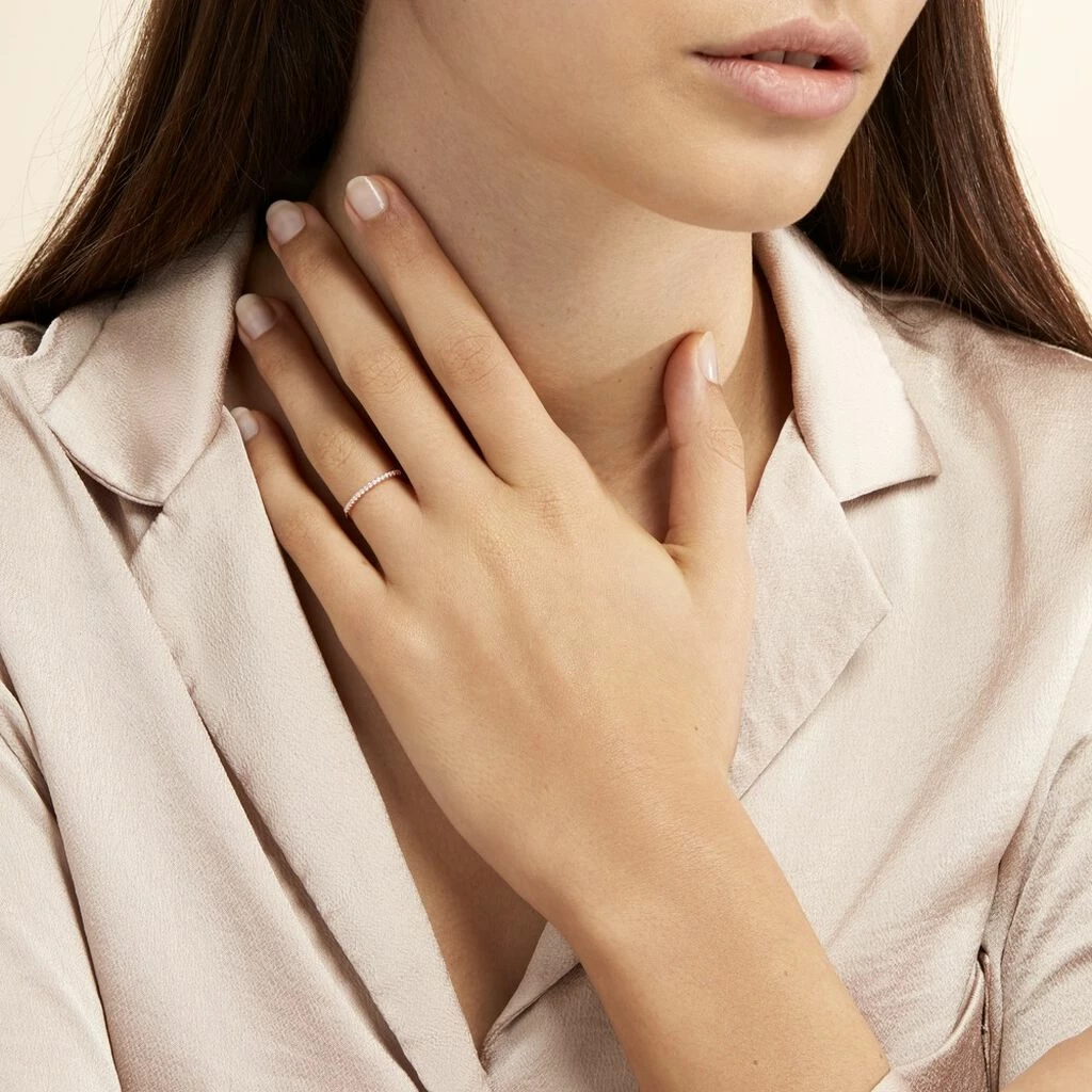 Histoire D'Or Bague Jaquelyn Argent Rose Oxyde De Zirconium 6 Histoire D'Or Bague Jaquelyn Argent Rose Oxyde De Zirconium – Image 6