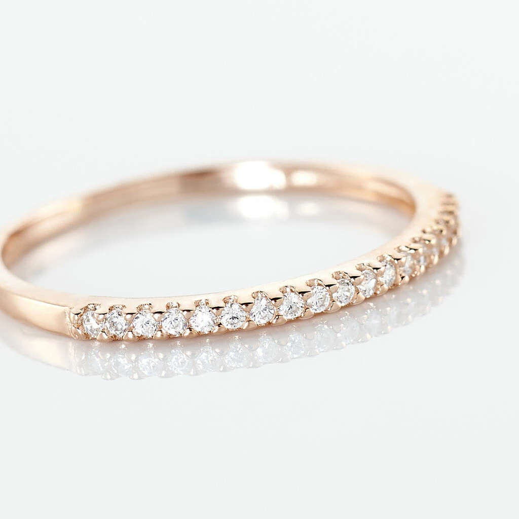 Histoire D'Or Bague Jaquelyn Argent Rose Oxyde De Zirconium 4 Histoire D'Or Bague Jaquelyn Argent Rose Oxyde De Zirconium – Image 4