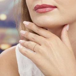 Histoire D'Or Bague Jannike Argent Rose Oxyde De Zirconium -Colliers Fantaisie Soldes FADFRZW375 model0