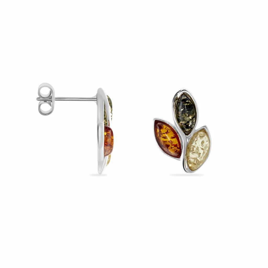 Histoire D'Or Boucles D'oreilles Puces Argent Blanc Claudetteae Ambres 2 Histoire D'Or Boucles D'oreilles Puces Argent Blanc Claudetteae Ambres – Image 2