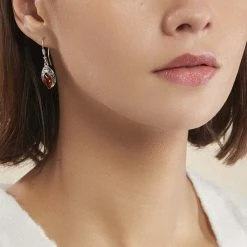 Histoire D'Or Boucles D'oreilles Argent Blanc Enya Ambre -Colliers Fantaisie Soldes FAOFBIY194 model0