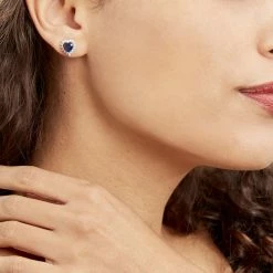 Histoire D'Or Boucles D'oreilles Puces Argent Blanc Sphinx Pierres -Colliers Fantaisie Soldes FAOFBLB002 model0