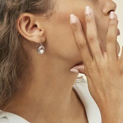 Histoire D'Or Boucles D'oreilles Pendantes Laury Argent Perle De Culture Et Oxyde 7 Histoire D'Or Boucles D'oreilles Pendantes Laury Argent Perle De Culture Et Oxyde -Colliers Fantaisie Soldes FAOFBU2086 model0