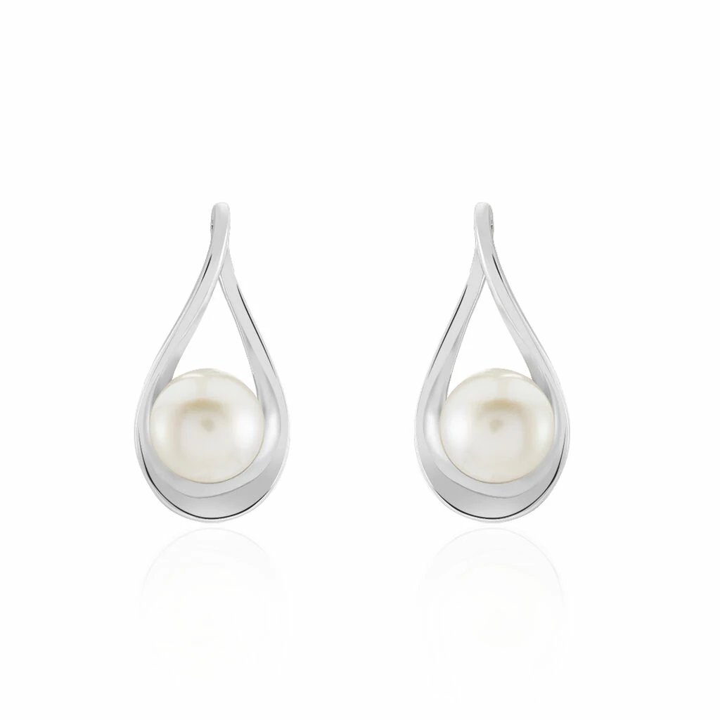 Histoire D'Or Boucles D'oreilles Pendantes Loren Argent Blanc Perle De Culture 1 Histoire D'Or Boucles D'oreilles Pendantes Loren Argent Blanc Perle De Culture